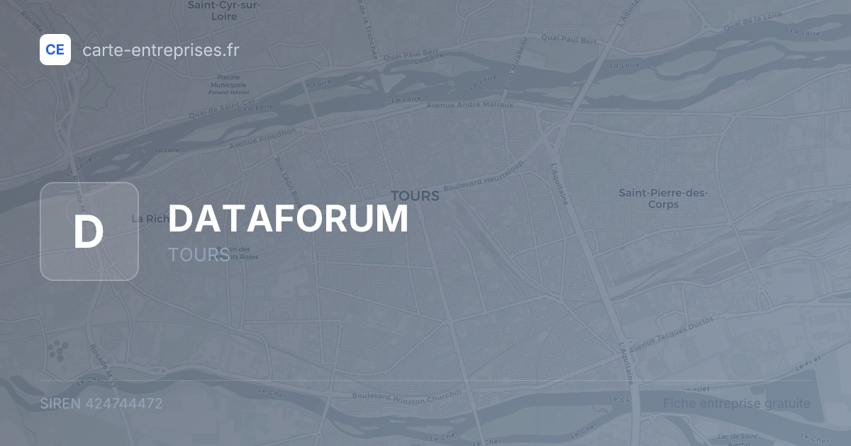 DATAFORUM — 424744472 — fiche entreprise