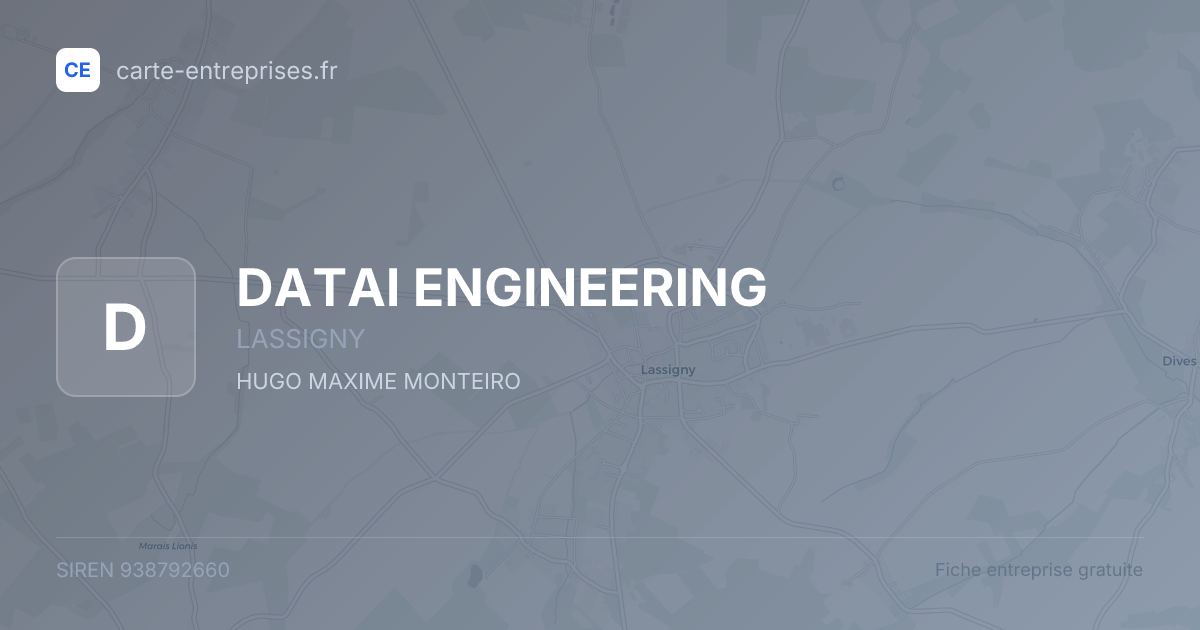 DATAI ENGINEERING — 938792660 — fiche entreprise