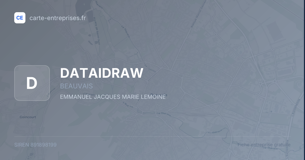 DATAIDRAW — 891898199 — fiche entreprise