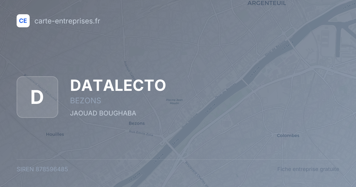 DATALECTO — 878596485 — fiche entreprise