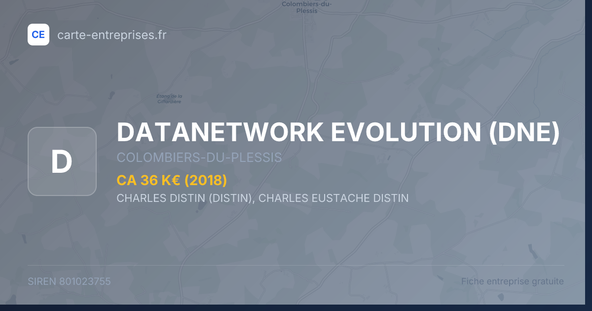DATANETWORK EVOLUTION (DNE) — 801023755 — fiche entreprise