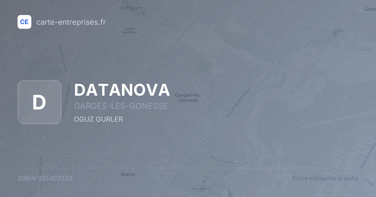 DATANOVA — 935403253 — fiche entreprise