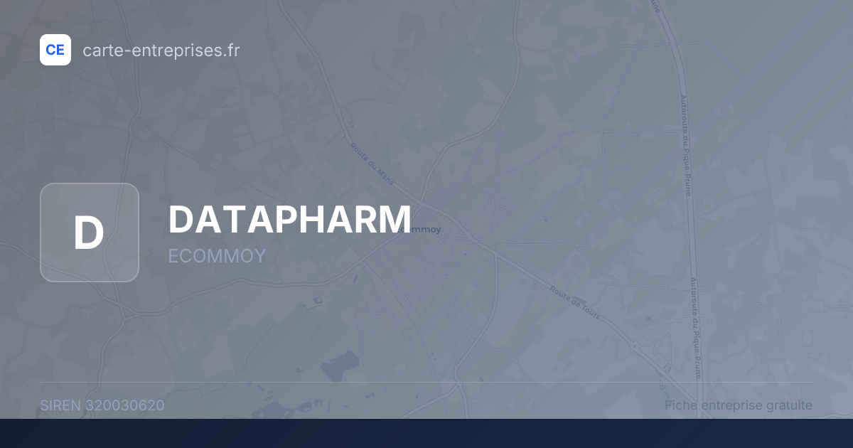 DATAPHARM — 320030620 — fiche entreprise