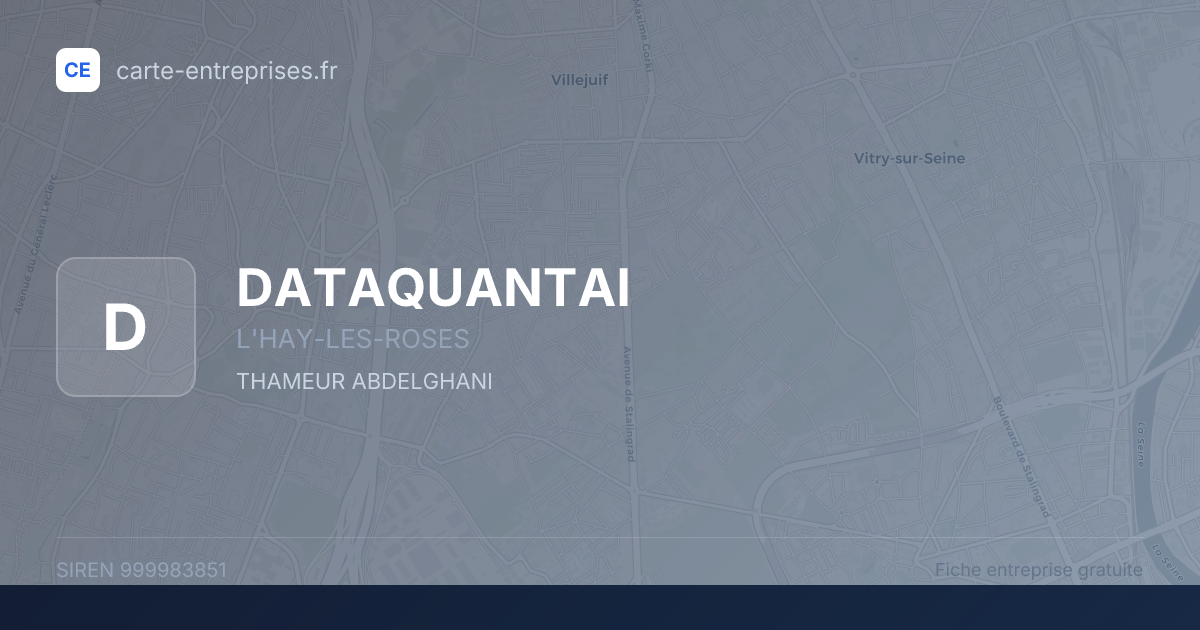 DATAQUANTAI — 999983851 — fiche entreprise