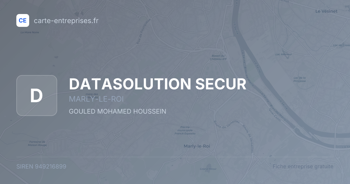 DATASOLUTION SECUR — 949216899 — fiche entreprise