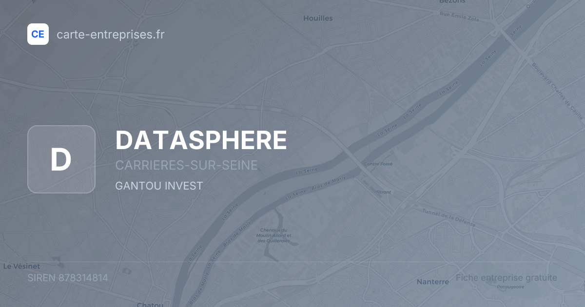 DATASPHERE — 878314814 — fiche entreprise