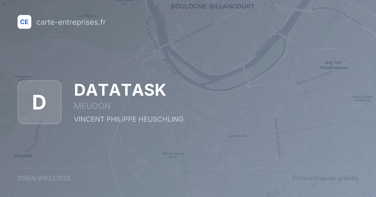 DATATASK — 918337528 — fiche entreprise