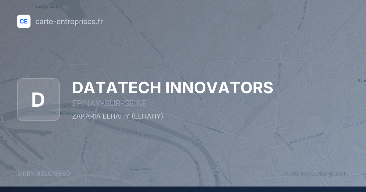DATATECH INNOVATORS — 982078669 — fiche entreprise