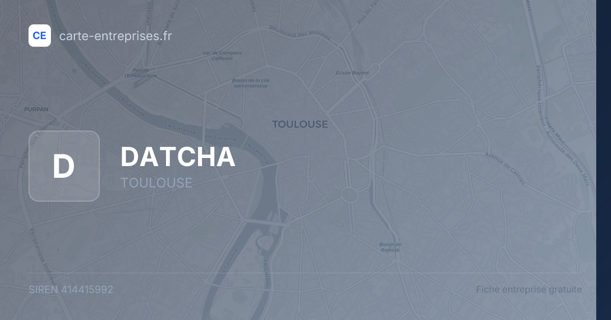 DATCHA — 414415992 — fiche entreprise