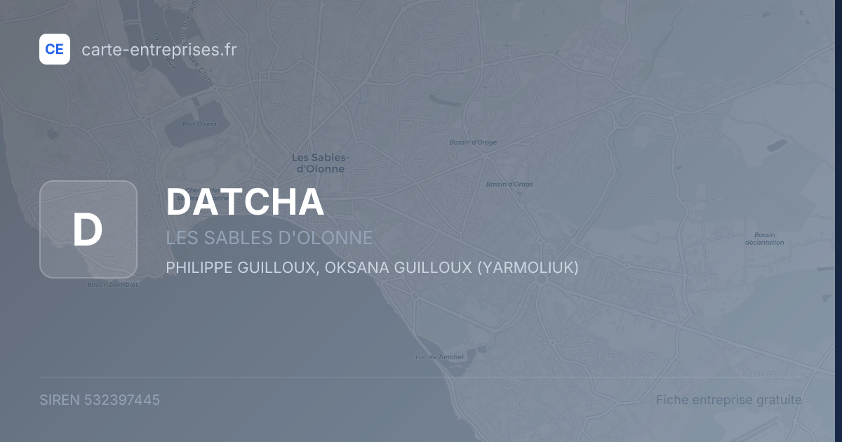 DATCHA — 532397445 — fiche entreprise
