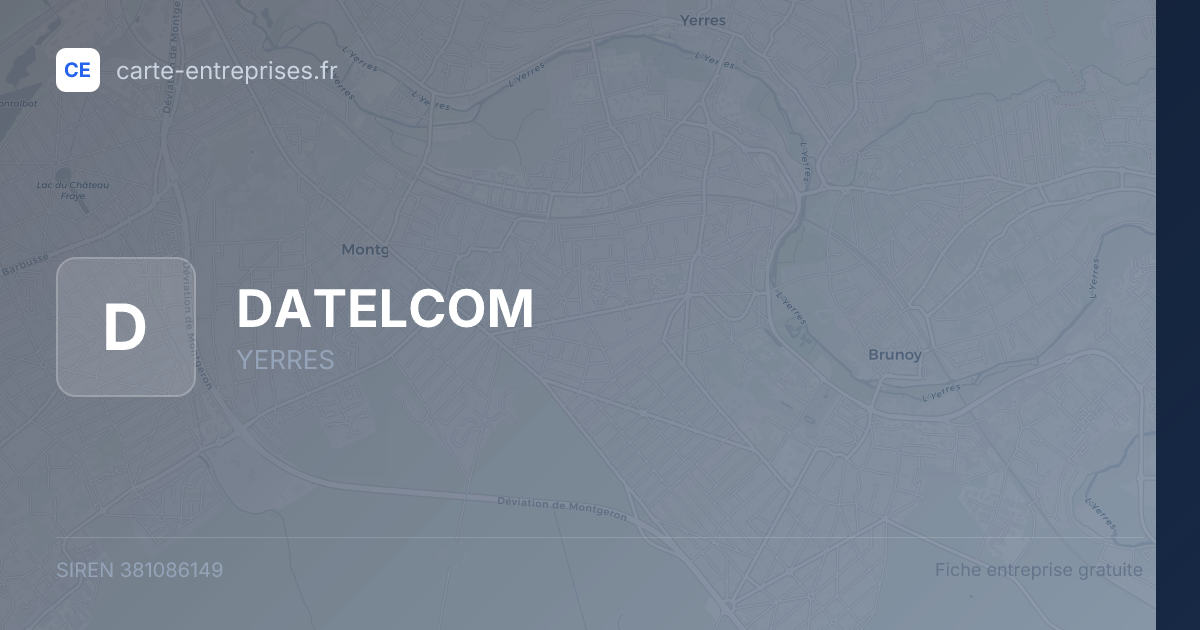 DATELCOM — 381086149 — fiche entreprise
