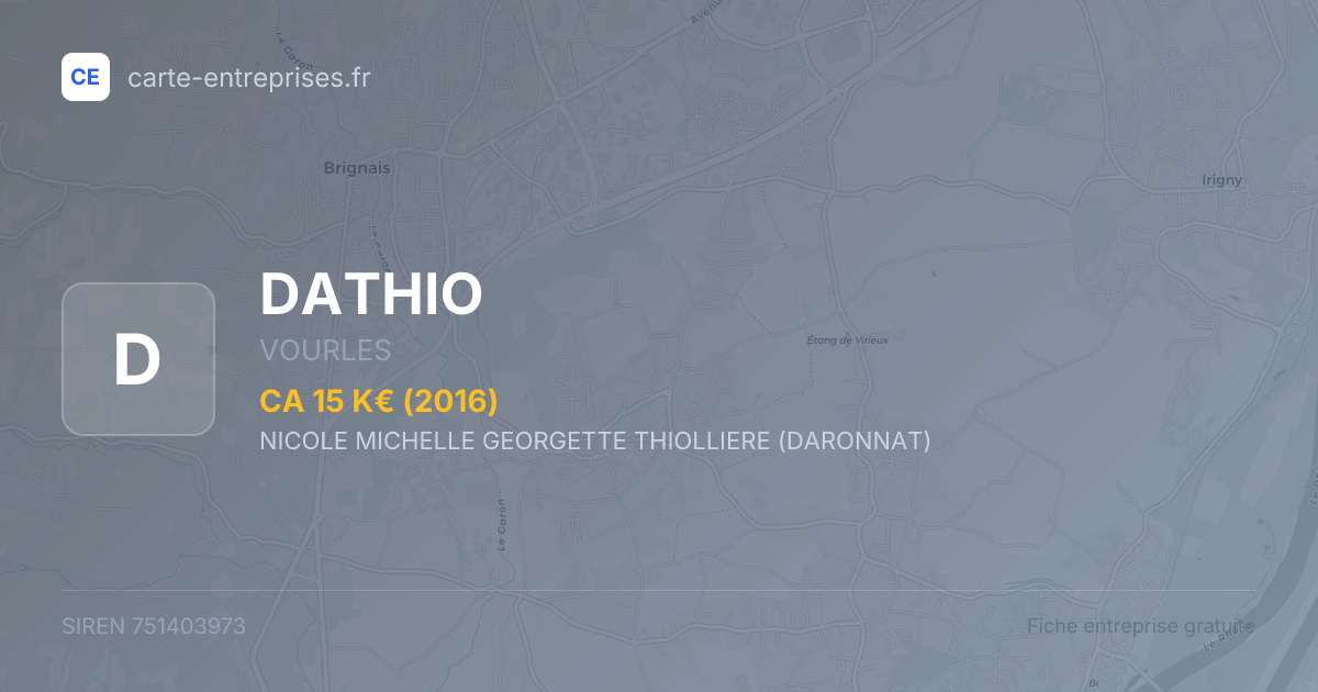 DATHIO — 751403973 — fiche entreprise
