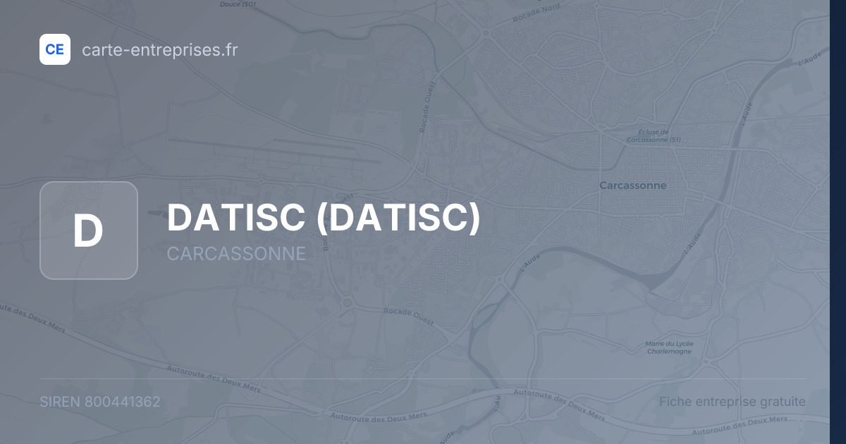 DATISC — 800441362 — fiche entreprise