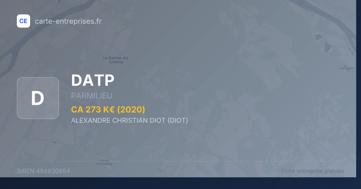 DATP — 494930894 — fiche entreprise