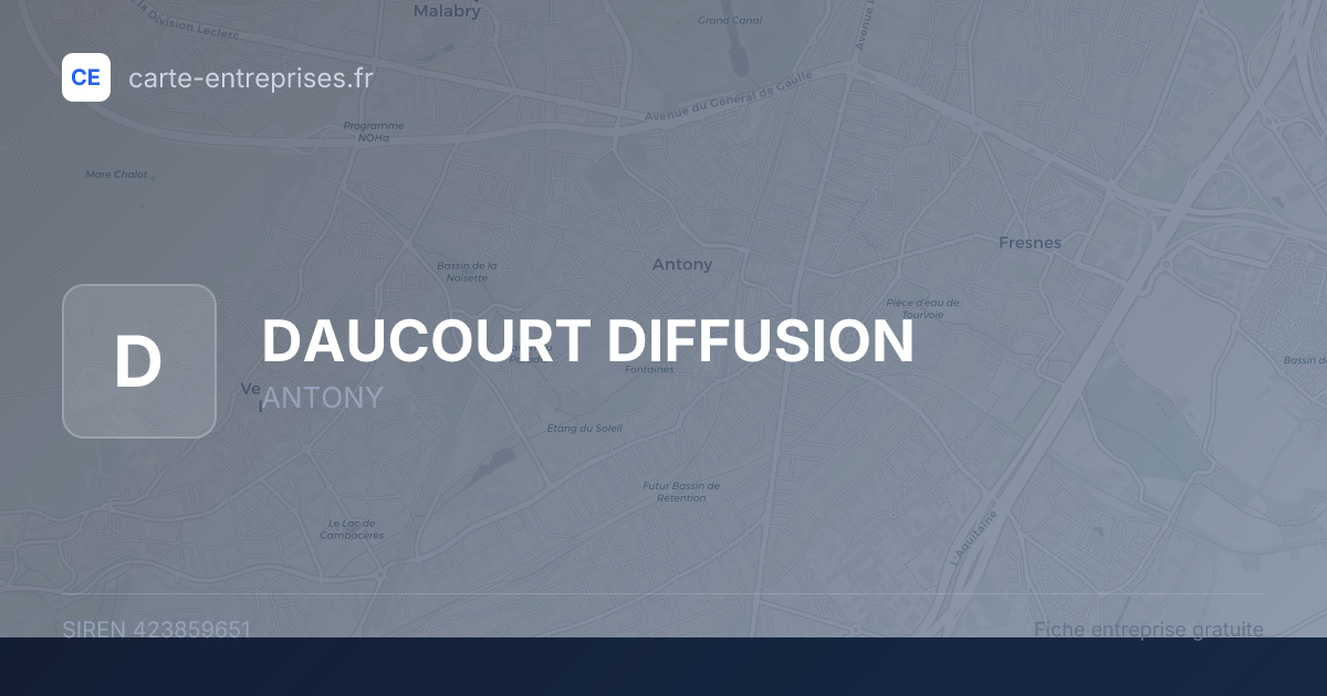 DAUCOURT DIFFUSION — 423859651 — fiche entreprise