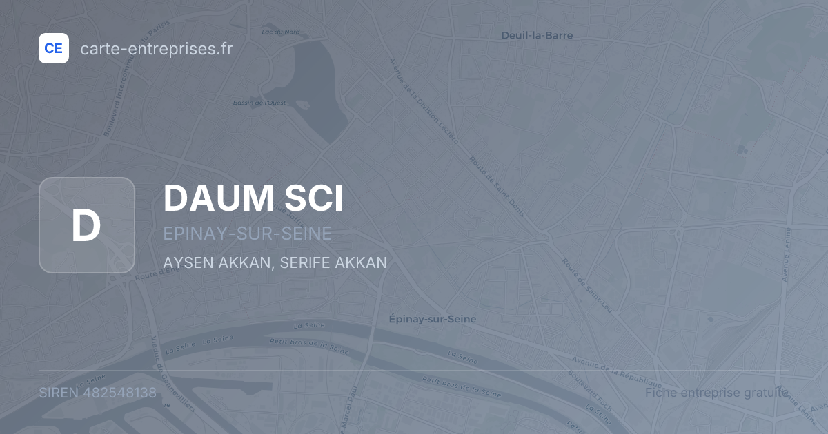DAUM SCI — 482548138 — fiche entreprise