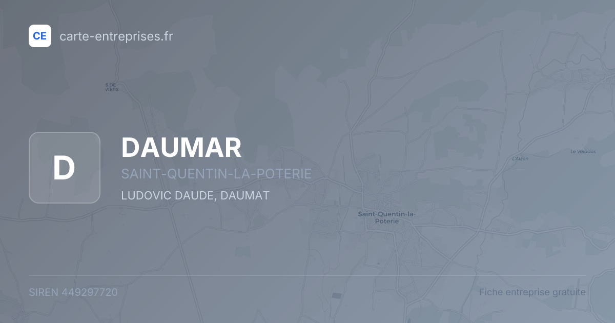 DAUMAR — 449297720 — fiche entreprise