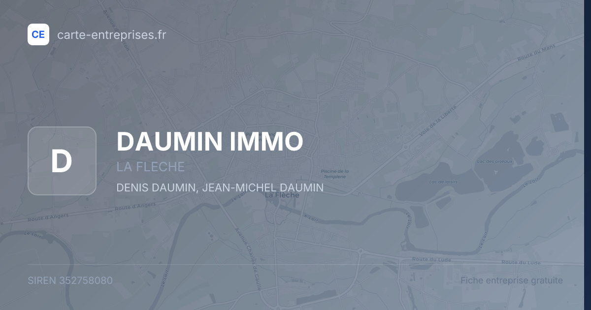 DAUMIN IMMO — 352758080 — fiche entreprise