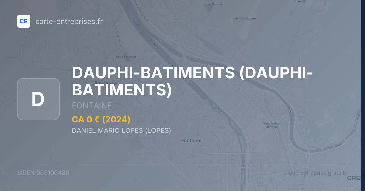 DAUPHI-BATIMENTS — 908100480 — fiche entreprise