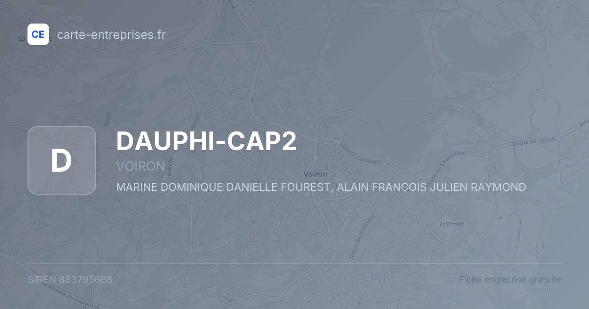 DAUPHI-CAP2 — 883795668 — fiche entreprise