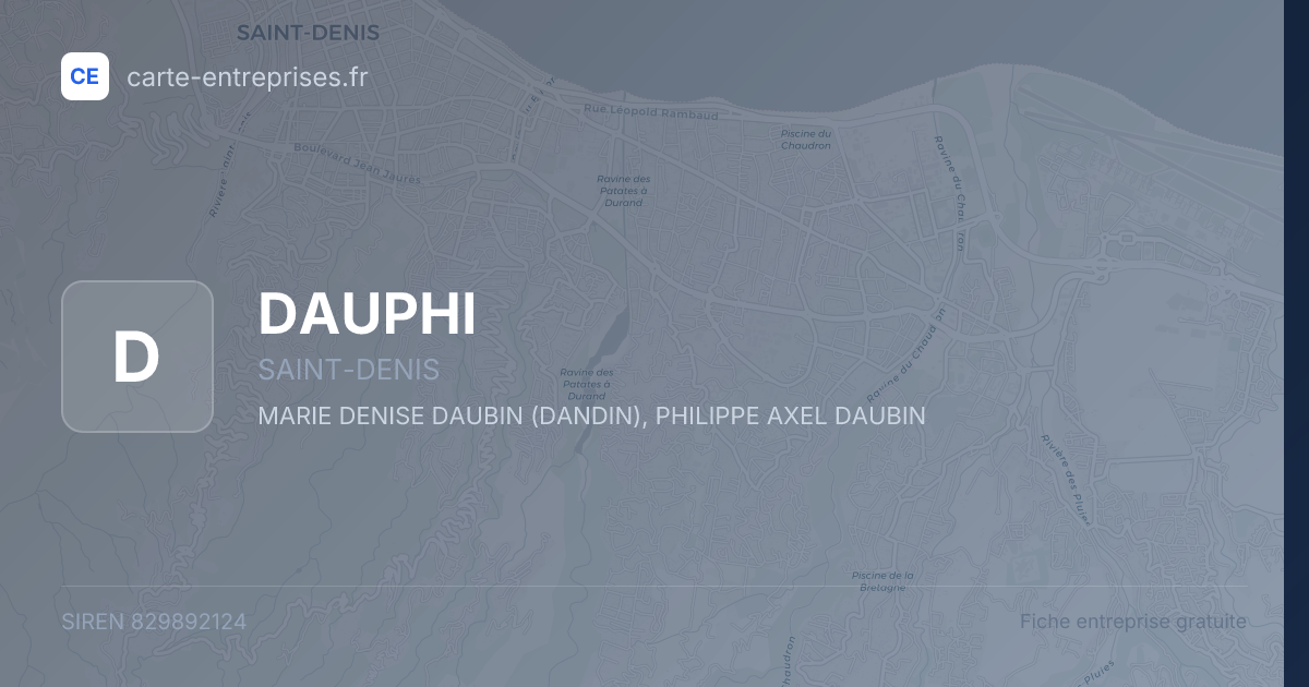 DAUPHI — 829892124 — fiche entreprise