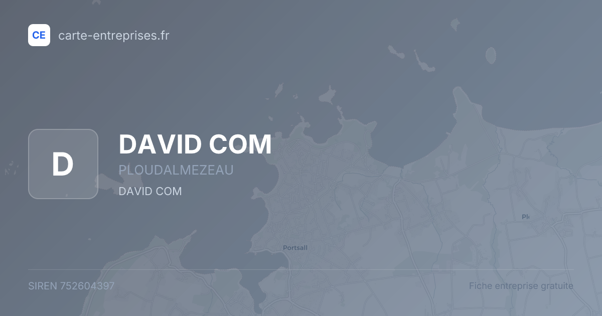 DAVID COM — 752604397 — fiche entreprise