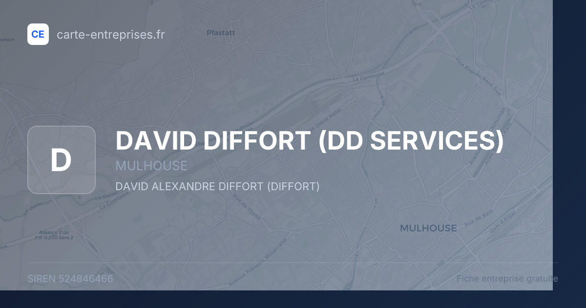DAVID DIFFORT (DD SERVICES) — 524846466 — fiche entreprise