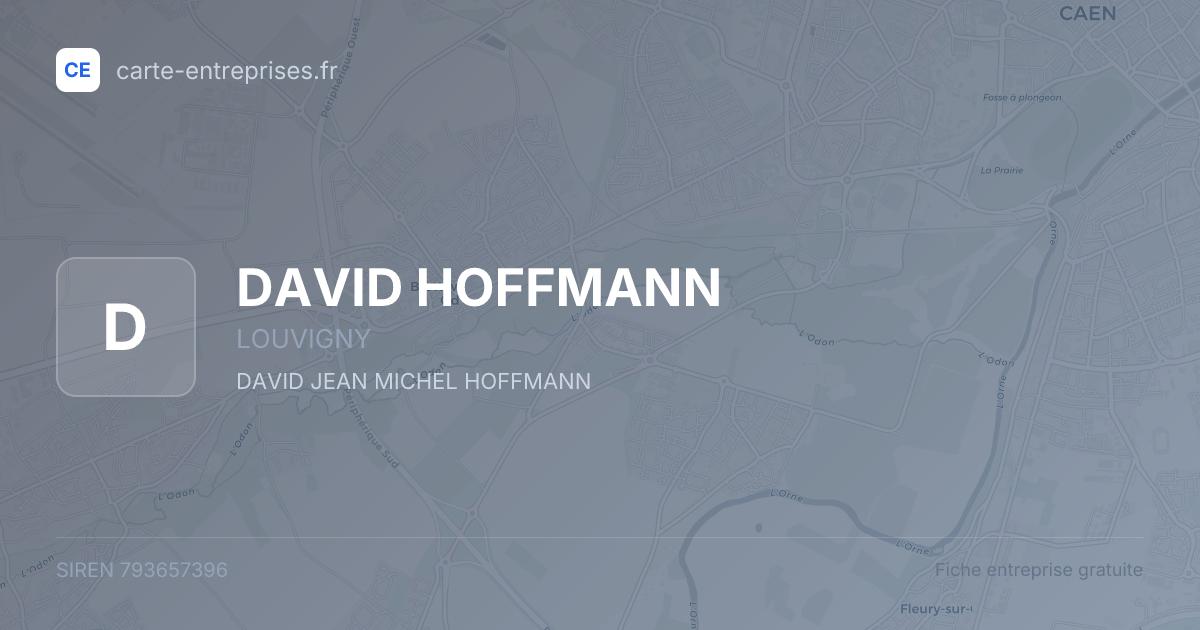 DAVID HOFFMANN — 793657396 — fiche entreprise