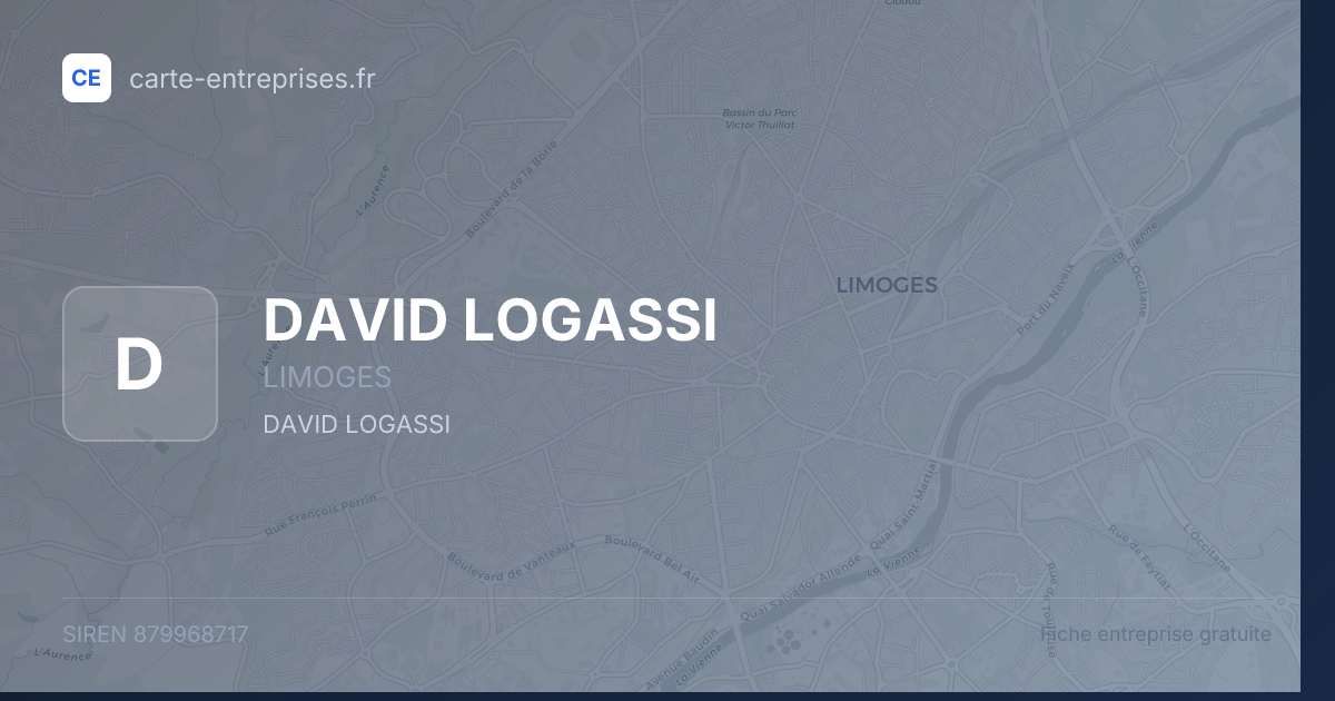 DAVID LOGASSI — 879968717 — fiche entreprise