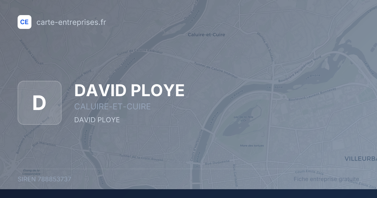 DAVID PLOYE — 788853737 — fiche entreprise