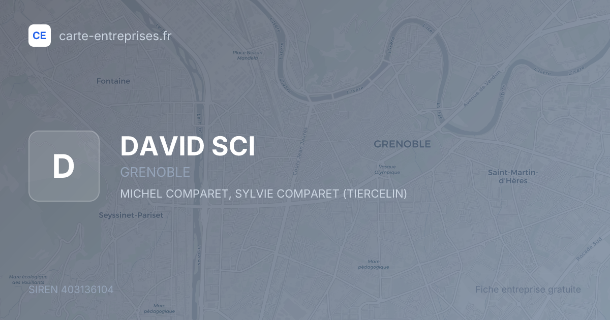 DAVID SCI — 403136104 — fiche entreprise