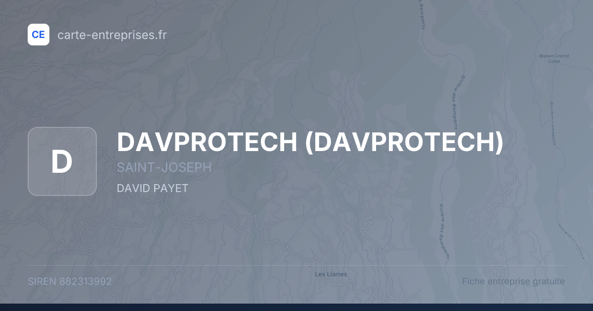 DAVPROTECH — 882313992 — fiche entreprise