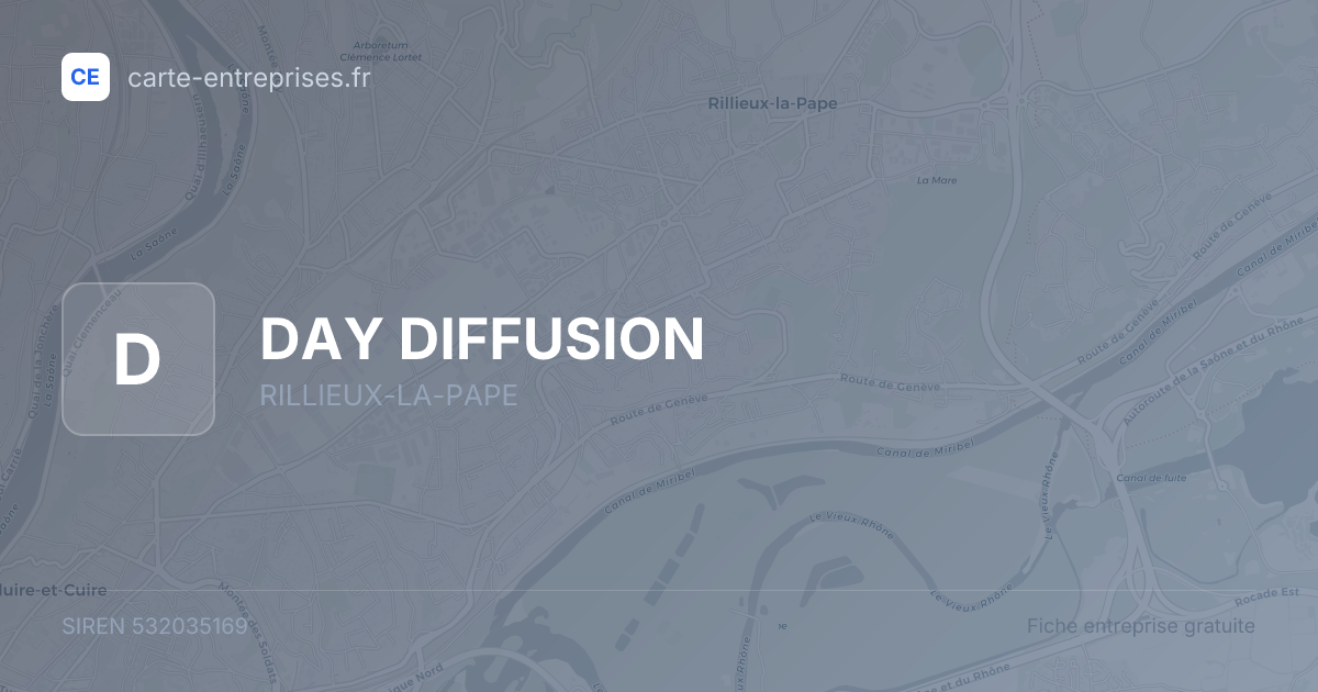 DAY DIFFUSION — 532035169 — fiche entreprise
