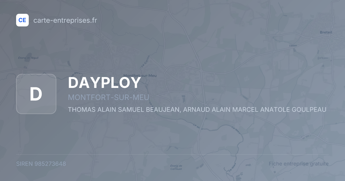DAYPLOY — 985273648 — fiche entreprise