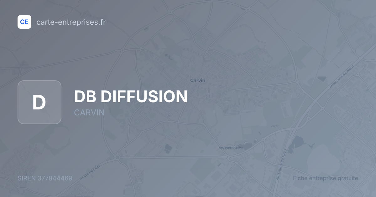 DB DIFFUSION — 377844469 — fiche entreprise