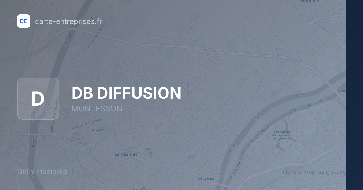 DB DIFFUSION — 413613803 — fiche entreprise