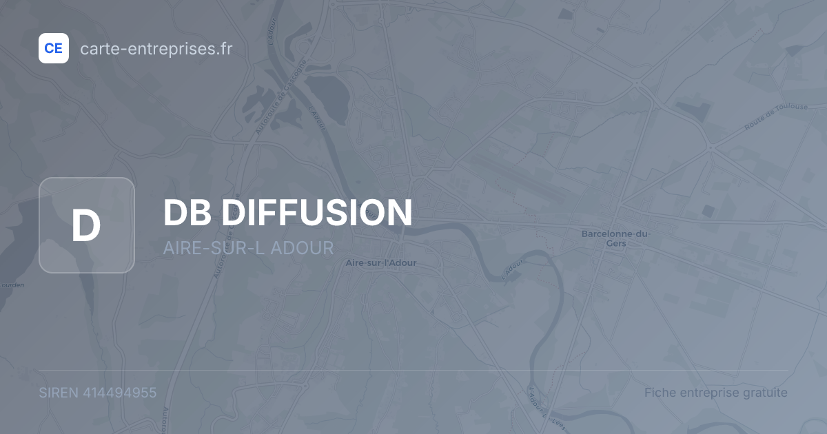 DB DIFFUSION — 414494955 — fiche entreprise