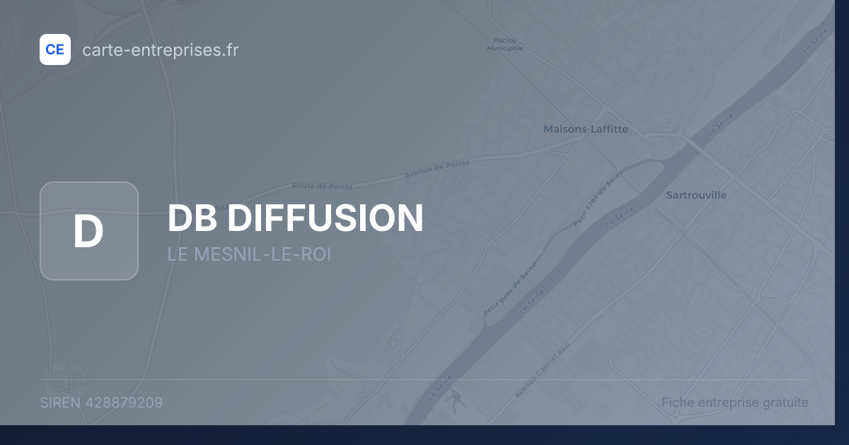 DB DIFFUSION — 428879209 — fiche entreprise