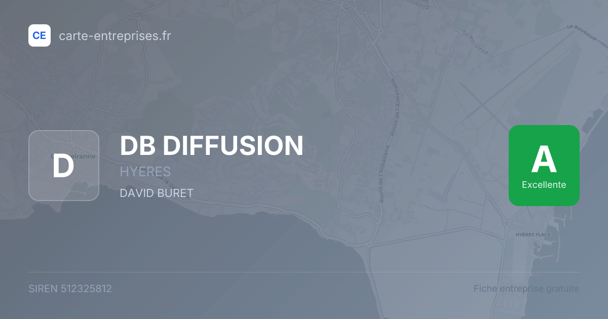 DB DIFFUSION — 512325812 — fiche entreprise