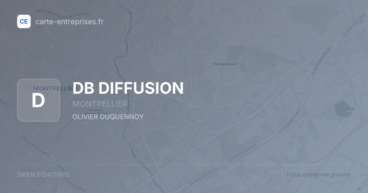 DB DIFFUSION — 513479485 — fiche entreprise