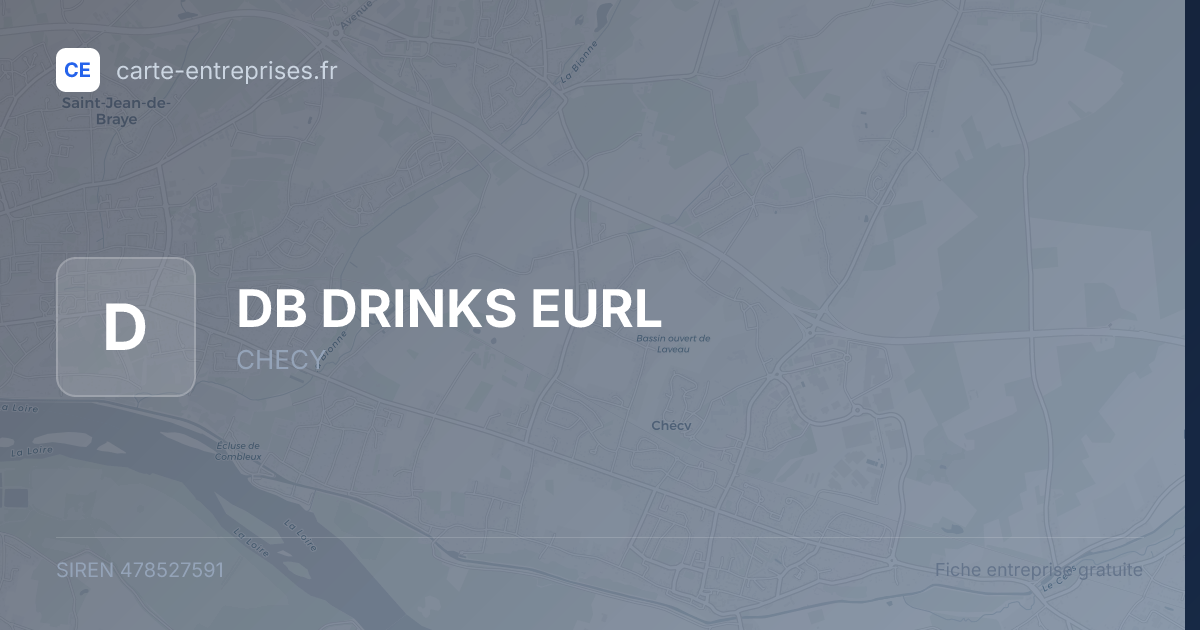 DB DRINKS EURL — 478527591 — fiche entreprise