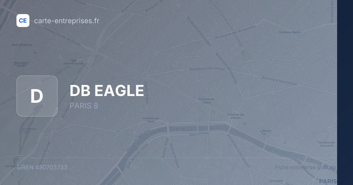 DB EAGLE — 490703733 — fiche entreprise