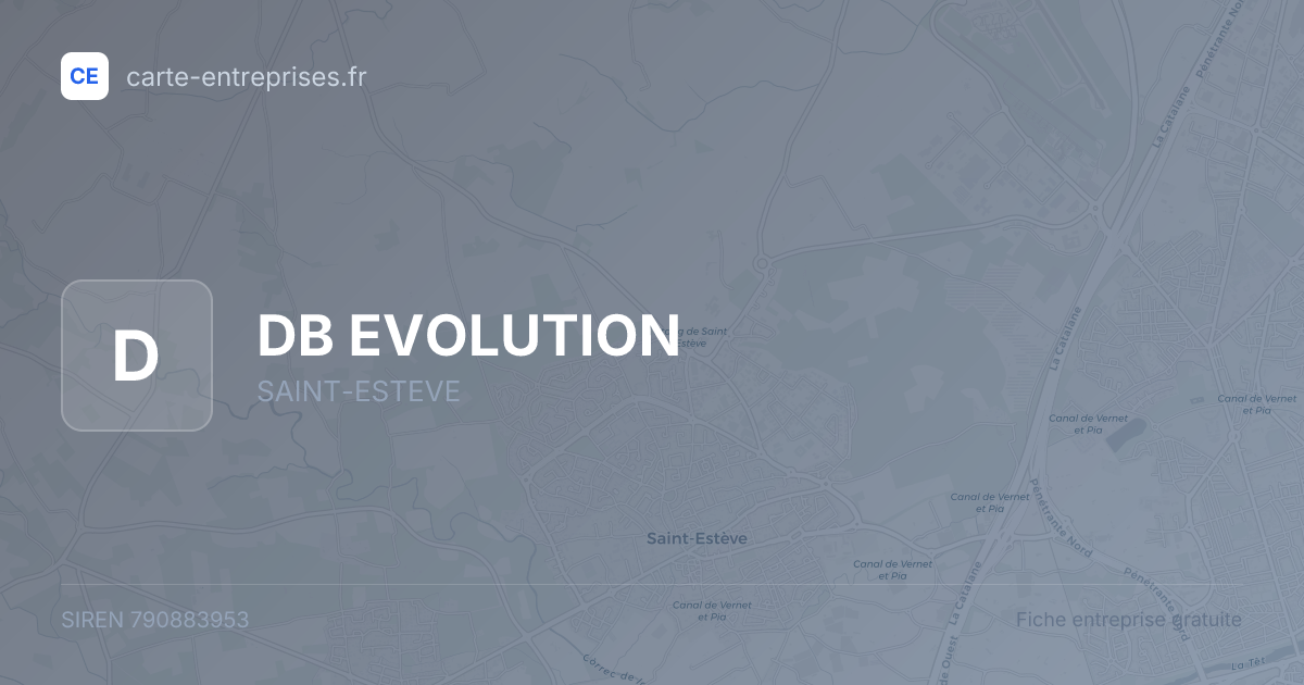 DB EVOLUTION — 790883953 — fiche entreprise