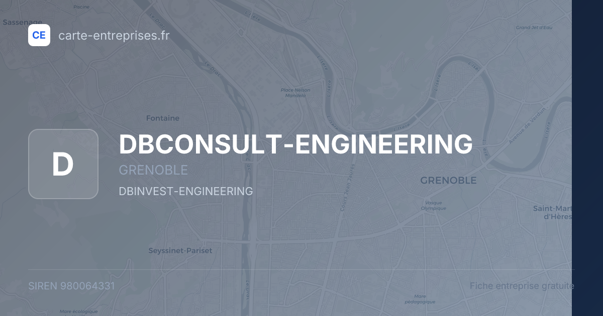 DBCONSULT-ENGINEERING — 980064331 — fiche entreprise