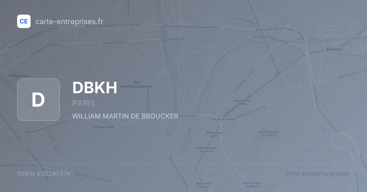 DBKH — 930280474 — fiche entreprise