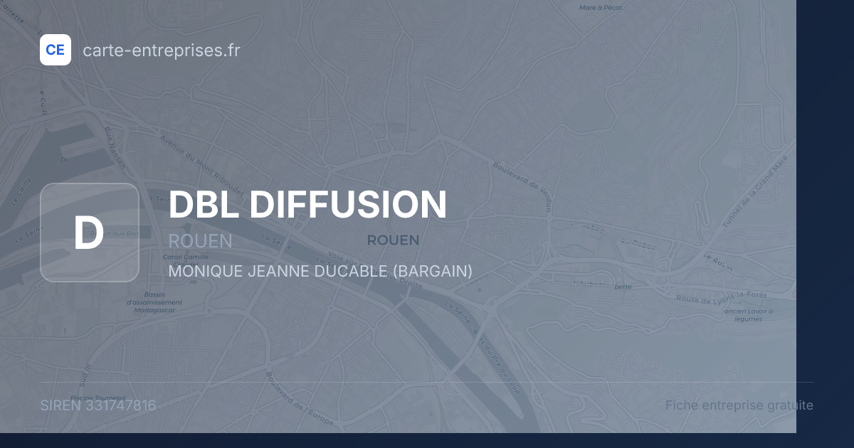 DBL DIFFUSION — 331747816 — fiche entreprise
