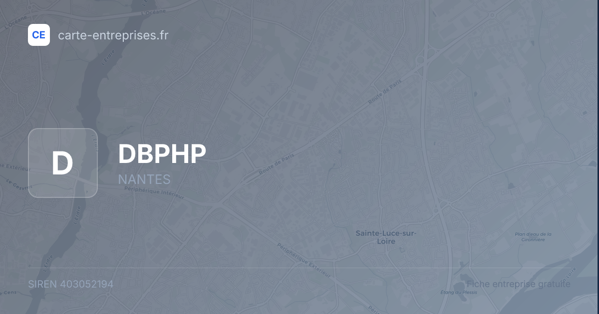 DBPHP — 403052194 — fiche entreprise