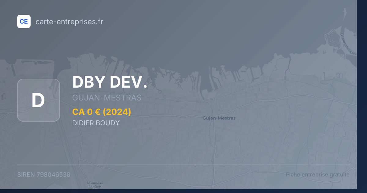 DBY DEV. — 798046538 — fiche entreprise