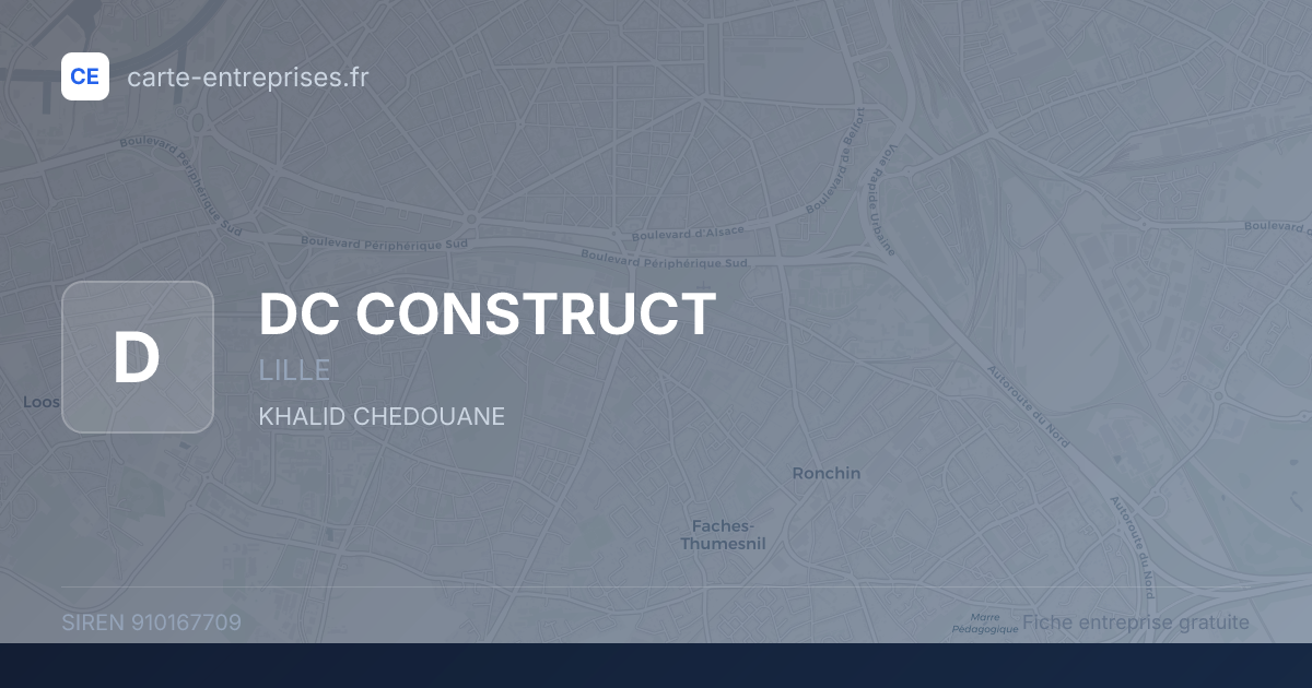 DC CONSTRUCT — 910167709 — fiche entreprise