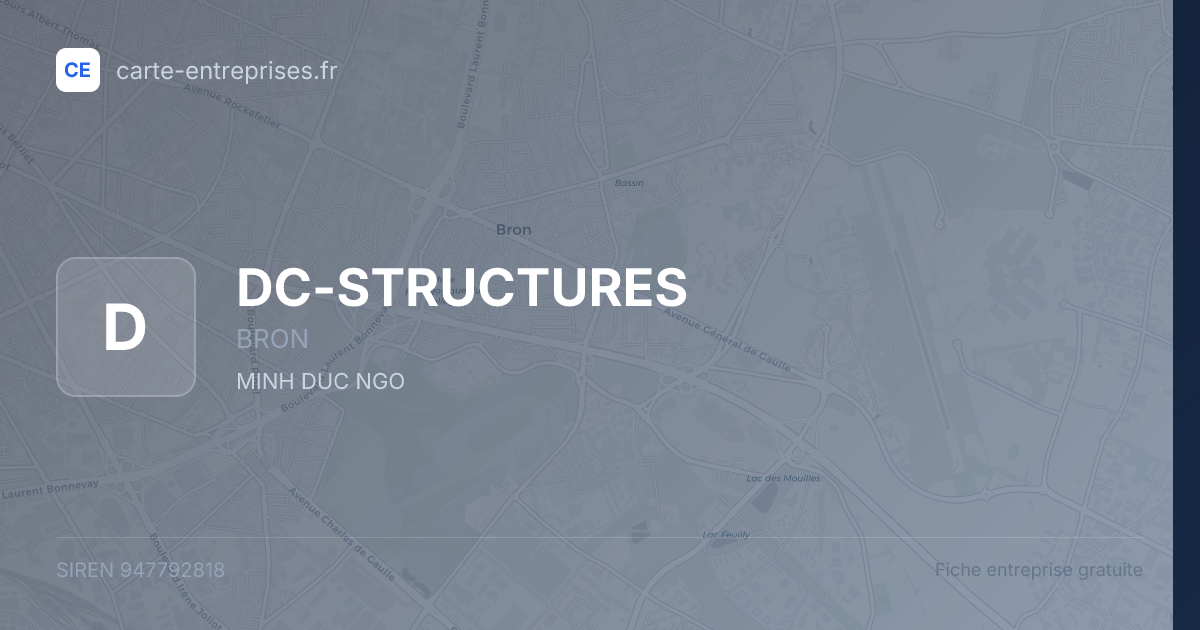 DC-STRUCTURES — 947792818 — fiche entreprise